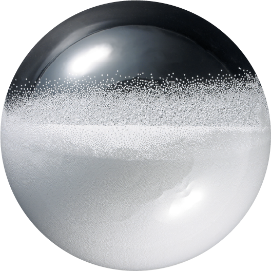 特殊コーティングされたパウダービーズ&reg;