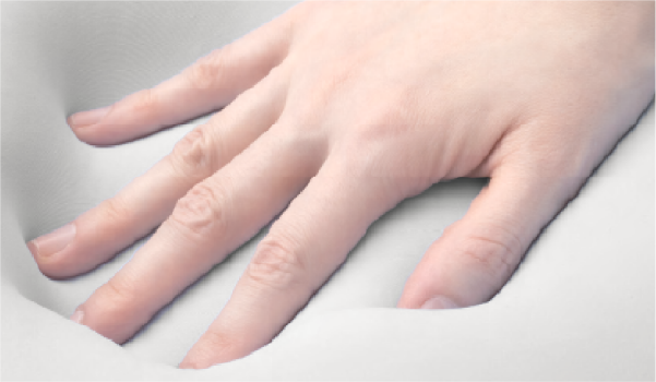 パウダービーズ&reg;の枕の触感